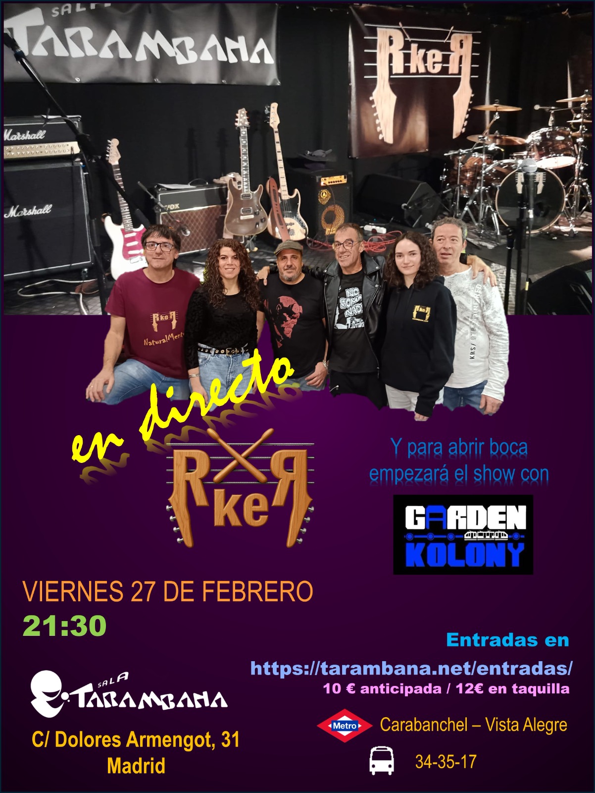 R ke R + Garden Kolony - Poster