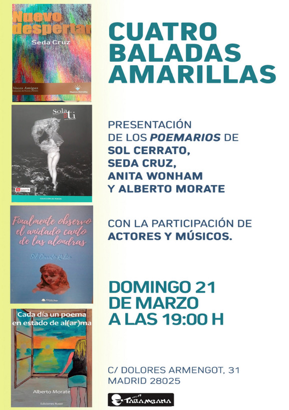 Cuatro baladas amarillas - Poster