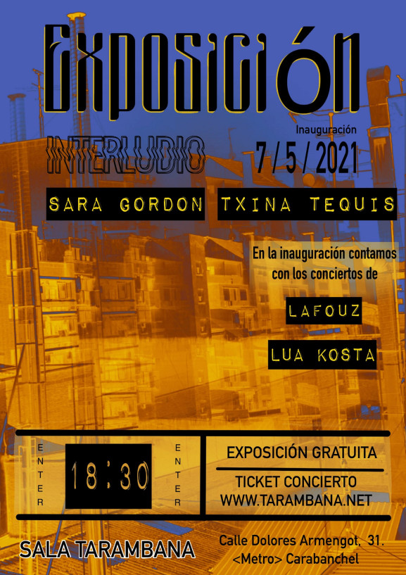 Lua Kosta y La Fouz en concierto - INTERLUDIO de Sara Gordon y Txina Tequis - Poster