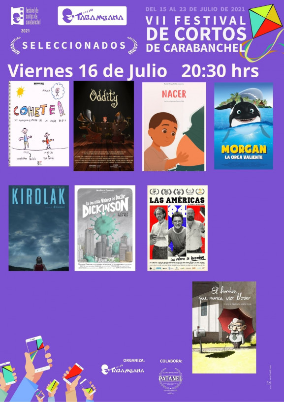VII Festival de cortos de Carabanchel
Viernes 16 de julio - Poster
