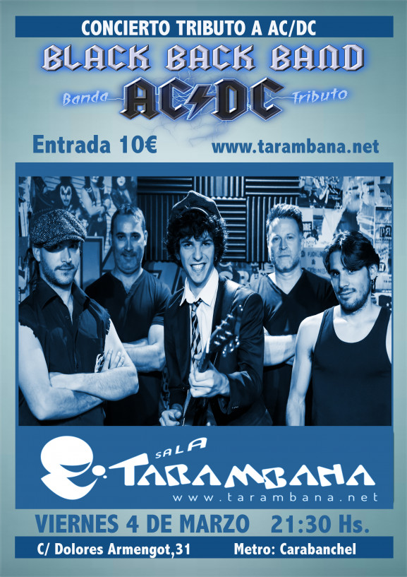 Black Back Band ( Tributo AC/DC ) - Poster