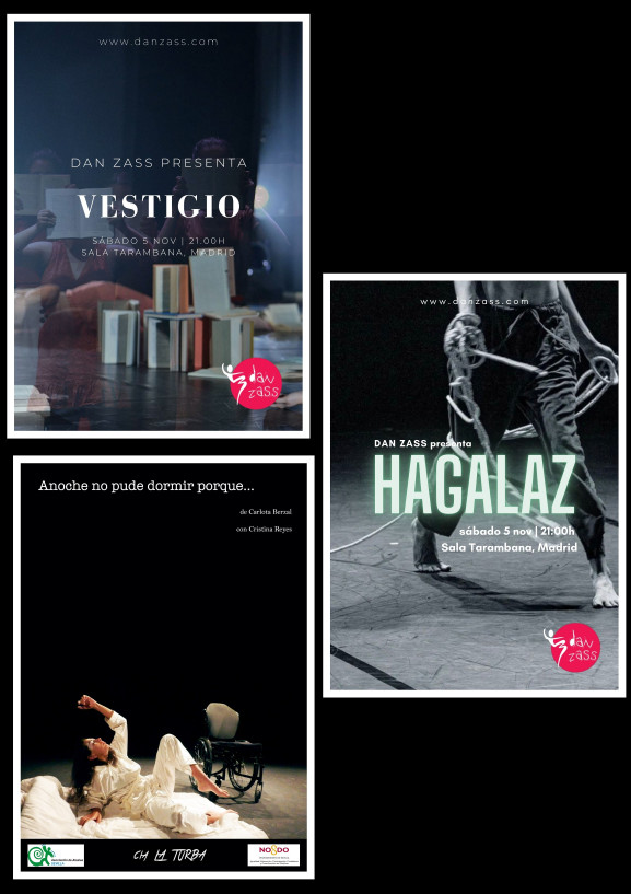 Vestigio, Hagalaz y Anoche no pude dormir - Poster