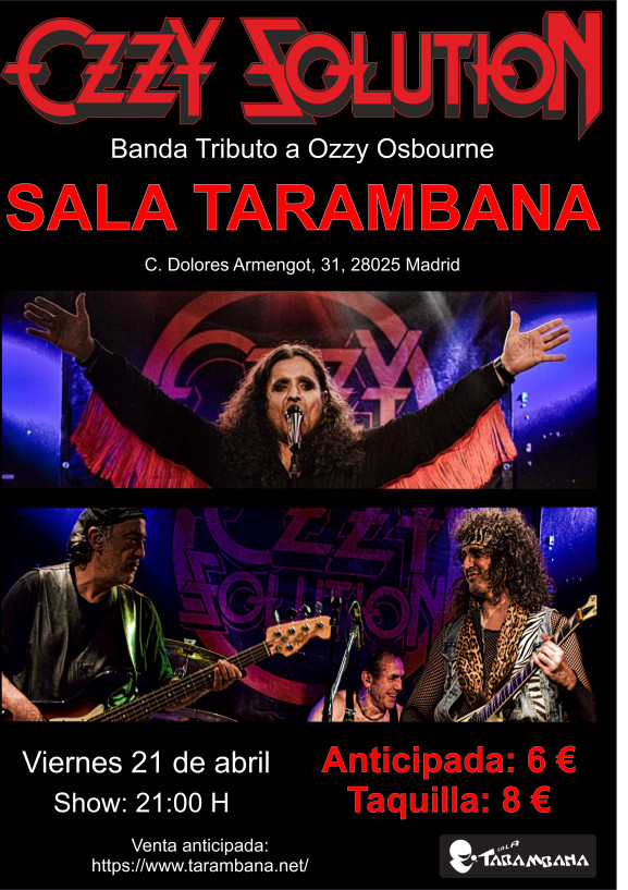 Ozzy Solution - Tributo a Ozzy Osbourne - Poster