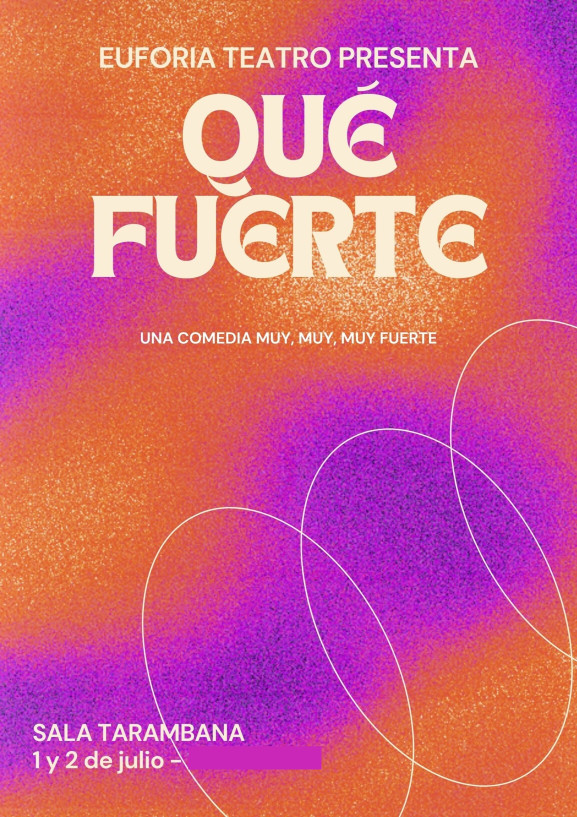 Qué fuerte (Muestra teatral) - Poster