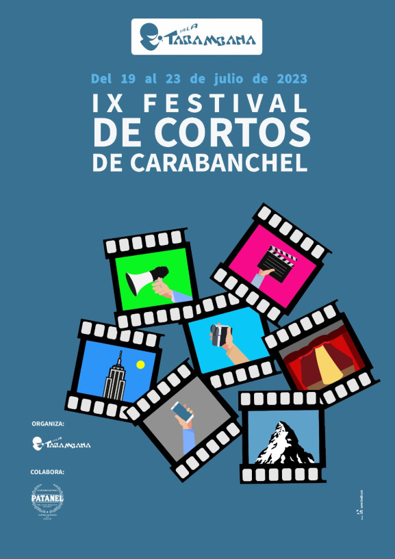 IX Festival de cortos de Carabanchel /
19 de julio - Poster