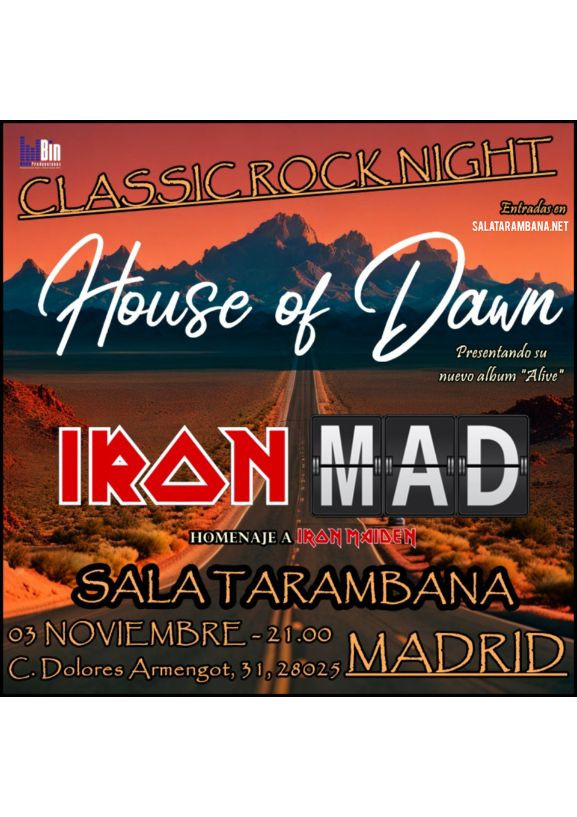 house of dawn + iron mad - Poster