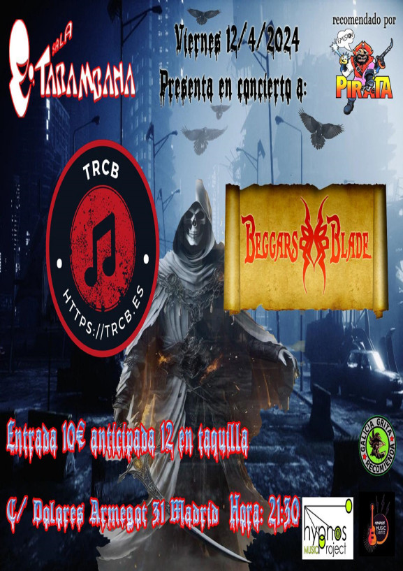 trcb + beggars blade - Poster