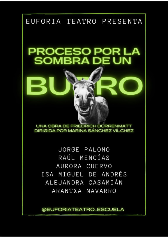 Proceso por la sombra de un burro (Muestra teatral) - Poster