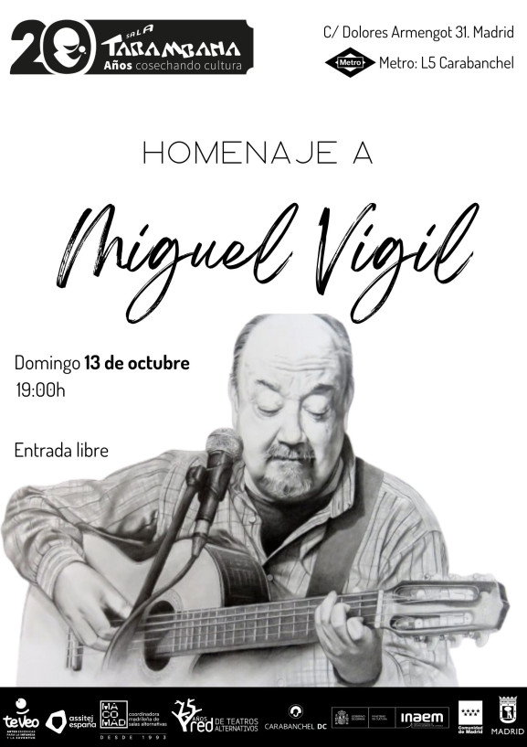 Homenaje a Miguel Vigil - Poster