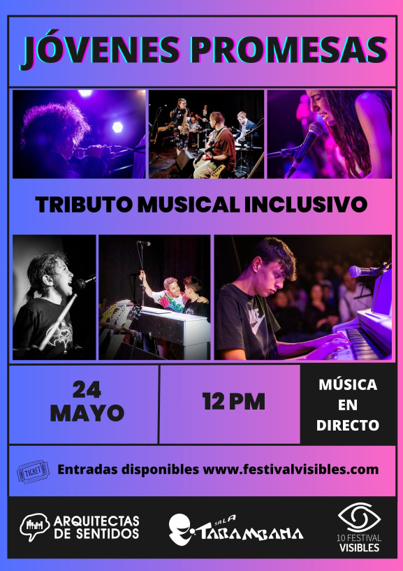 Jóvenes promesas: Tributo Pop - Rock - Poster