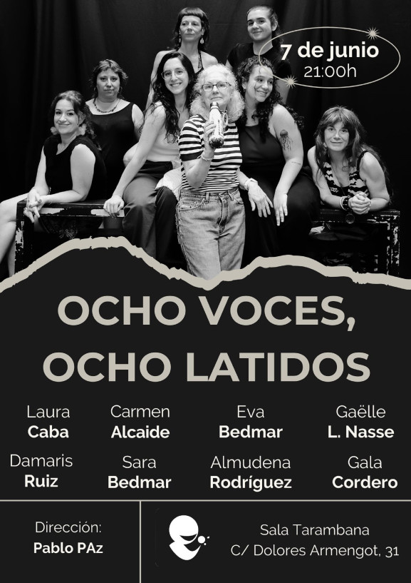 ocho voces, ocho latidos (Muestra musical) - Poster