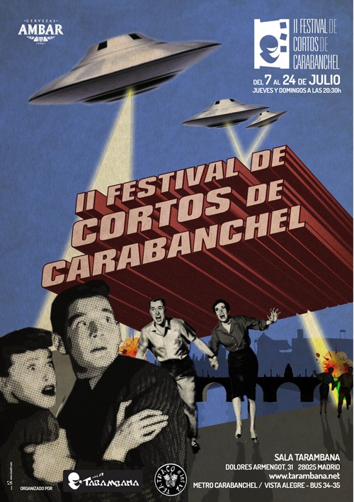 II Festival de Cortos de Carabanchel - Poster
