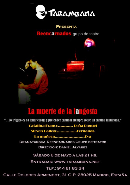 La muerte de la langosta. - Poster