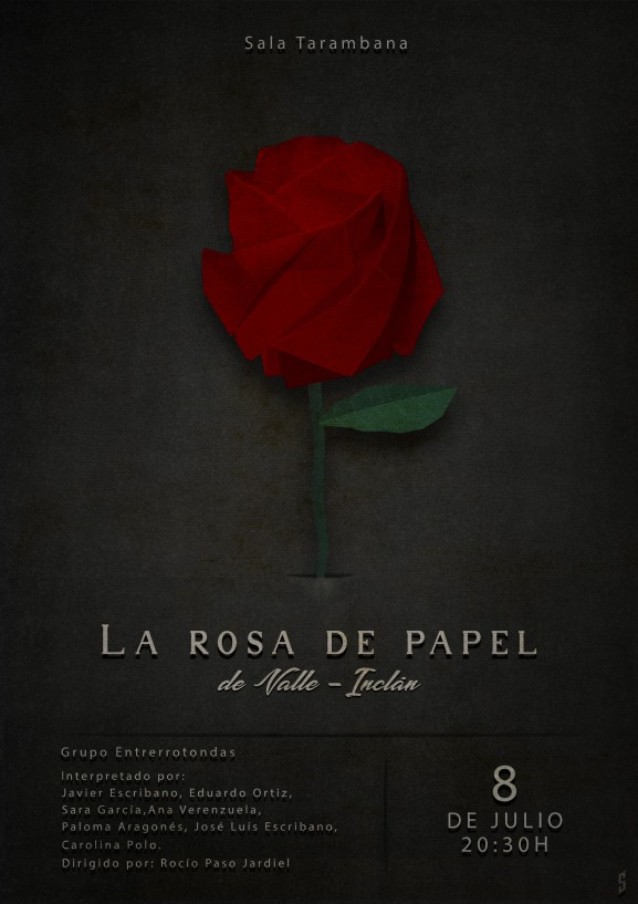 La rosa de papel - Poster