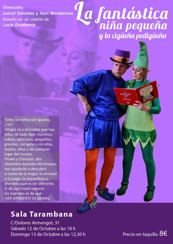 La fantástica niña pequeña y la cigüeña pedigüeña - Poster