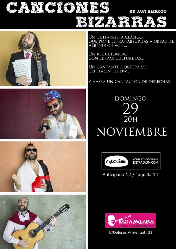 Canciones bizarras - Poster