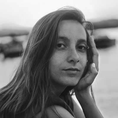 Retrato fotográfico en blanco y negro