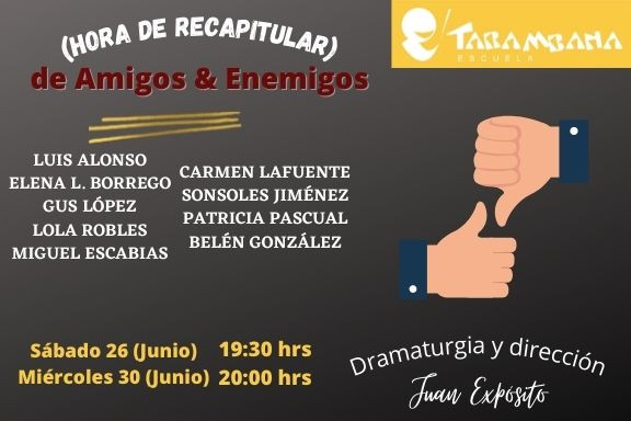 Hora de recapitular
De amigos y enemigos