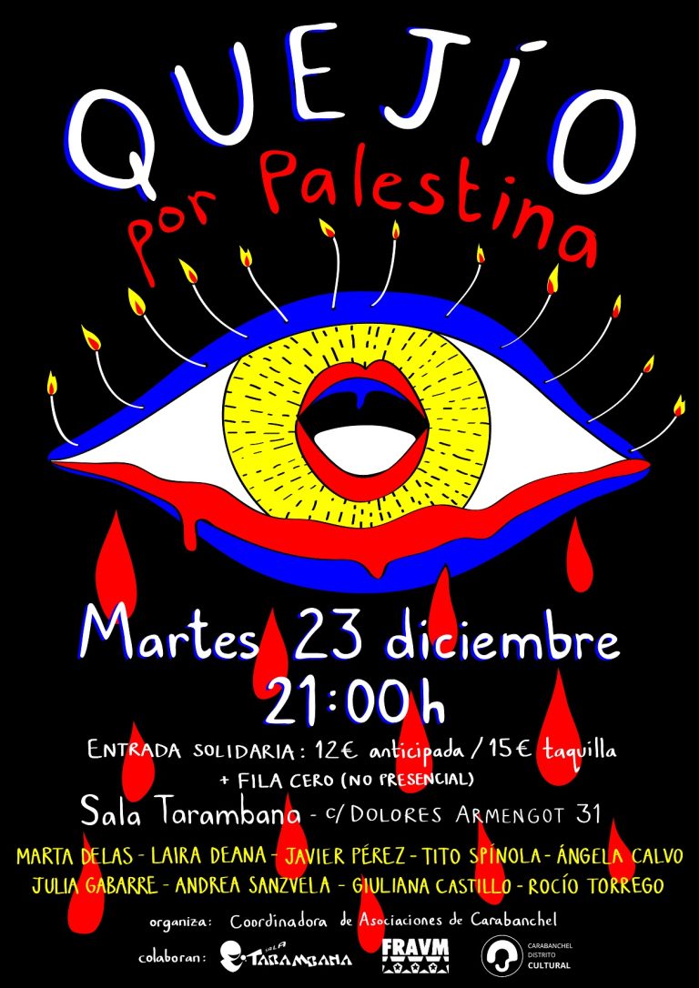 Quejío por Palestina en Carabanchel