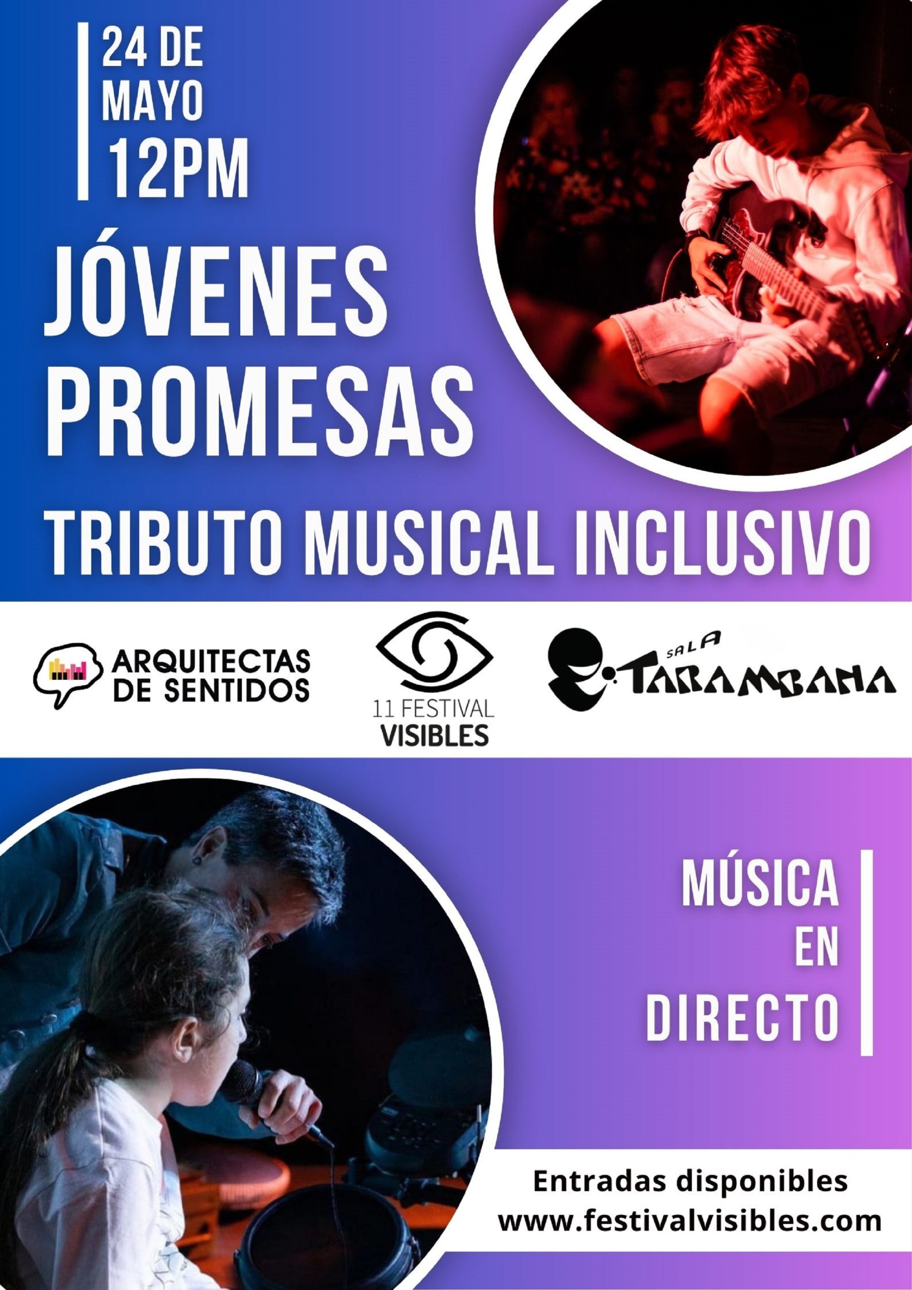Jóvenes promesas: Tributo musical inclusivo - Poster