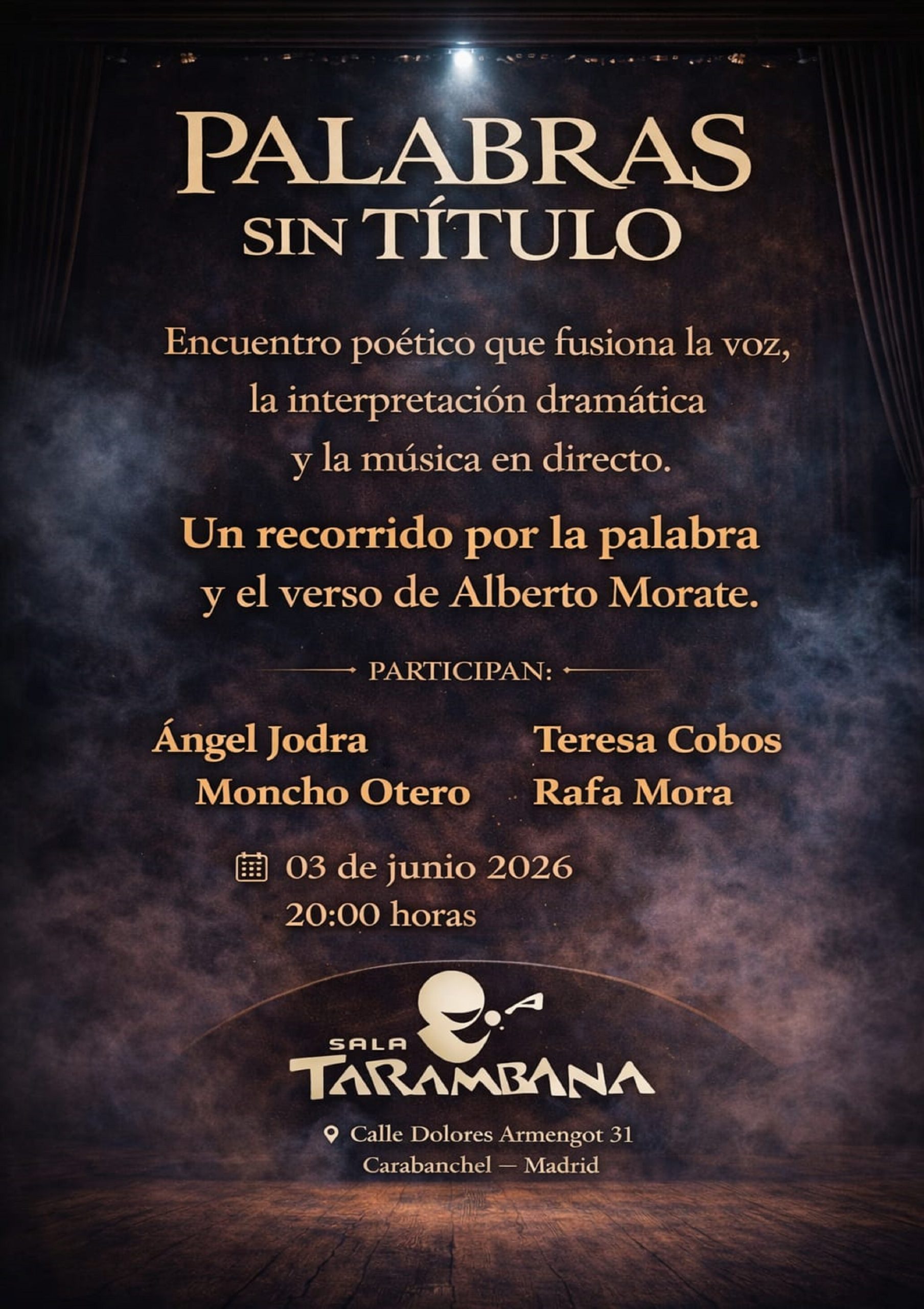 Palabras sin título - Poster