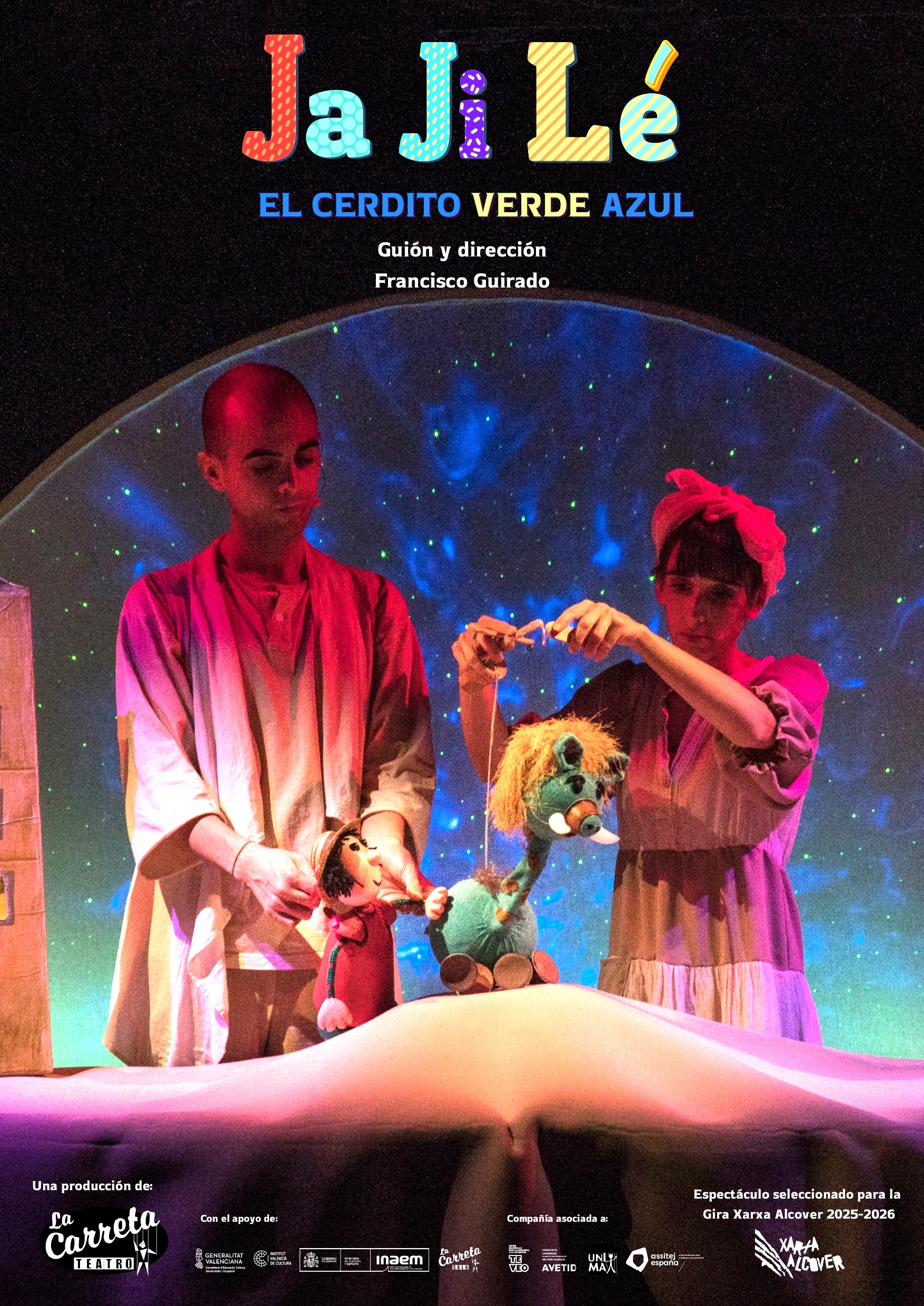 Jajilé, el cerdito verdeazul - Poster