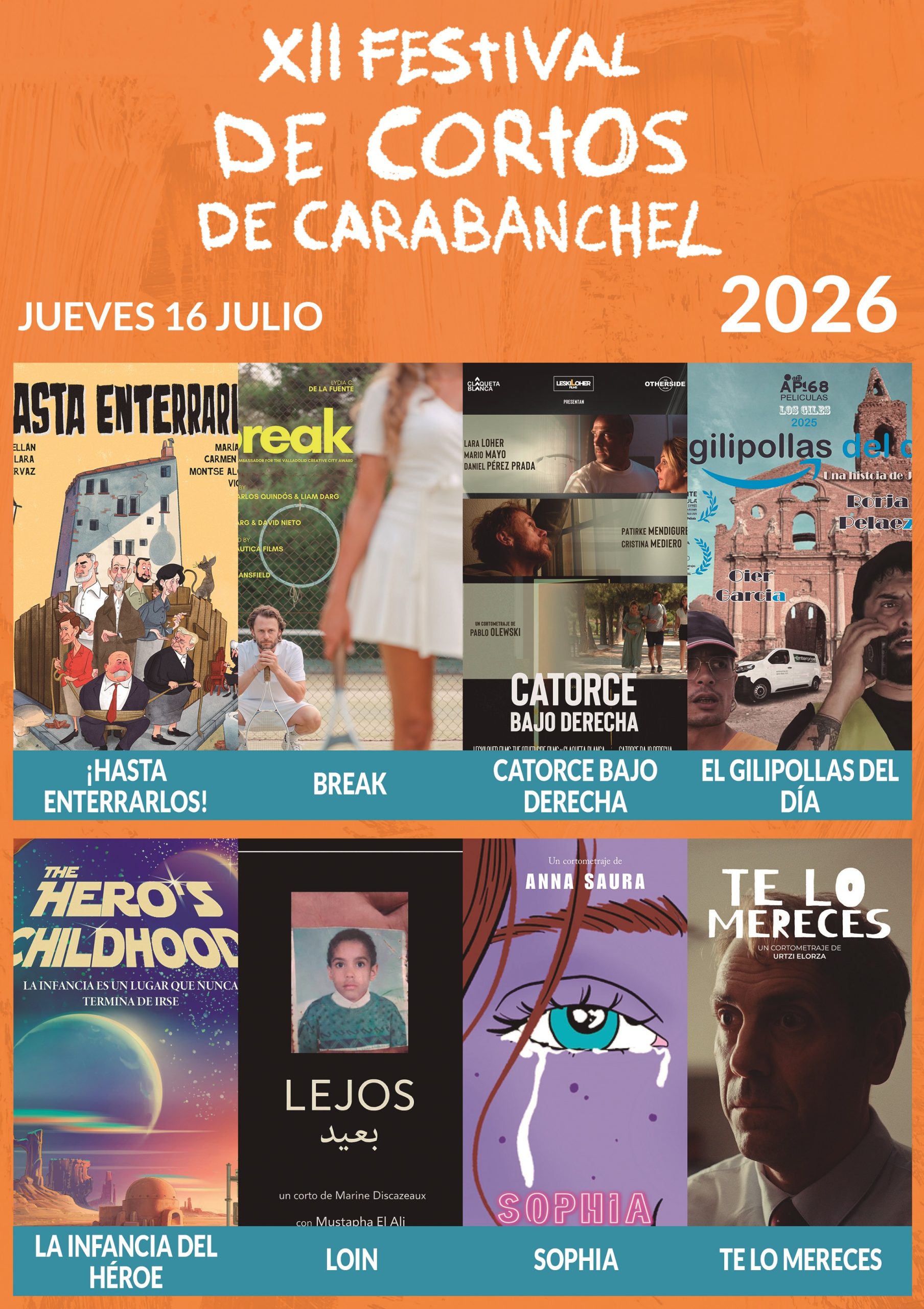 12 Festival de cortos de Carabanchel - Jueves 16 - Poster