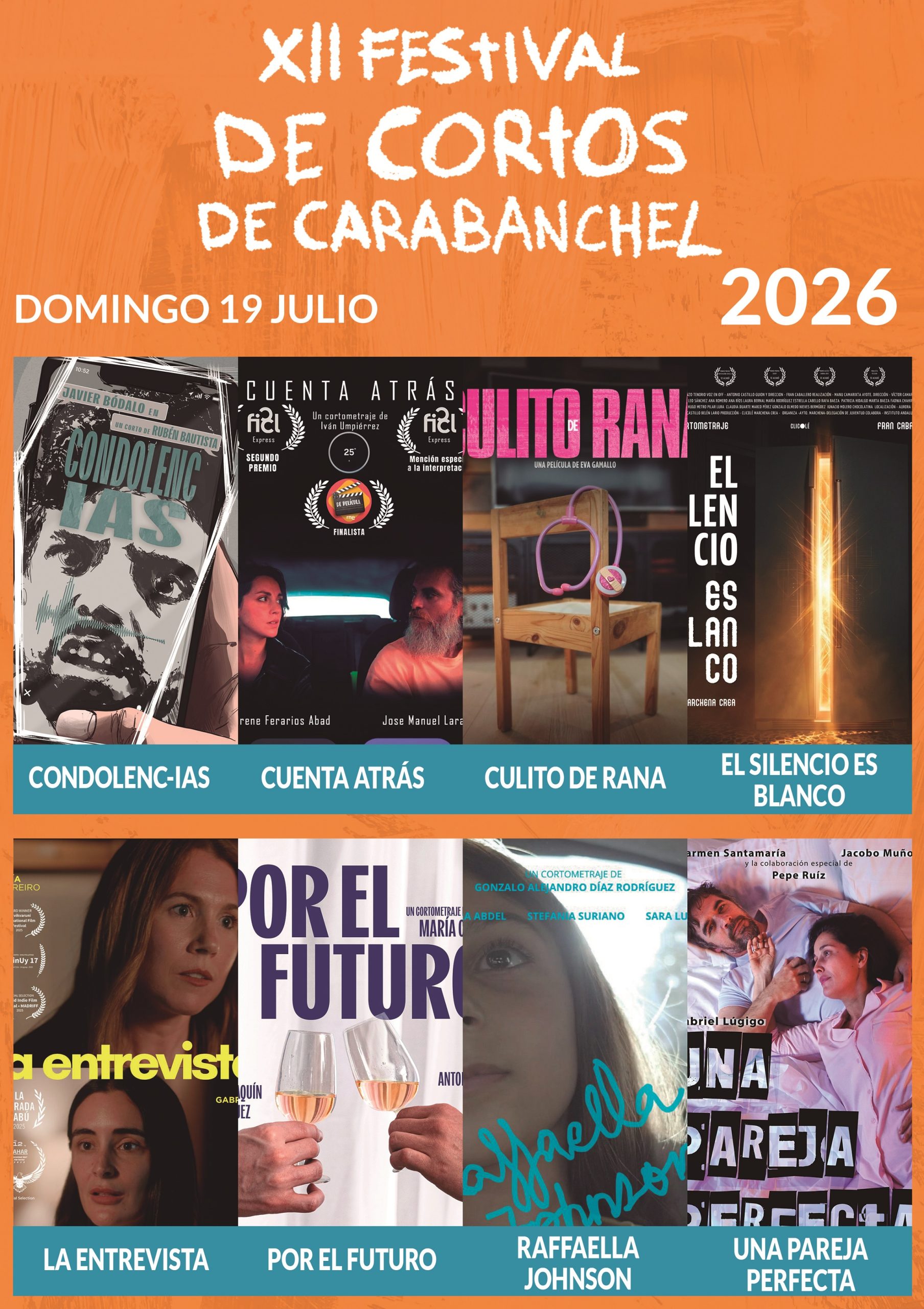 12 Festival de cortos de Carabanchel - Domingo 19 - Poster
