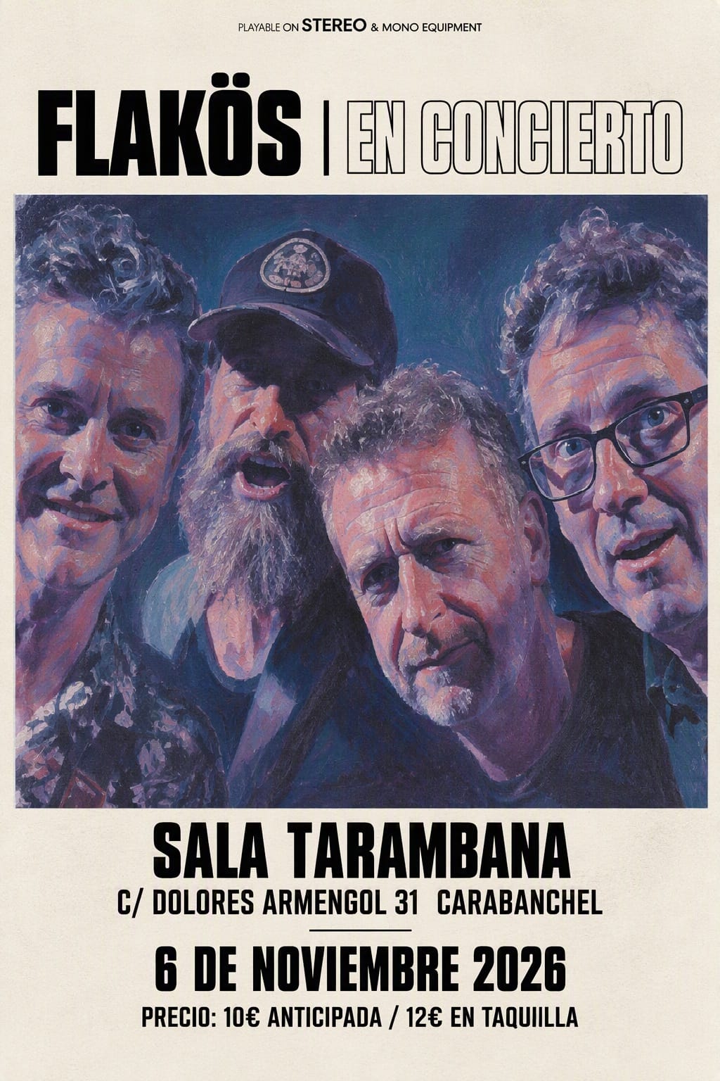 Flakös en concierto - Poster